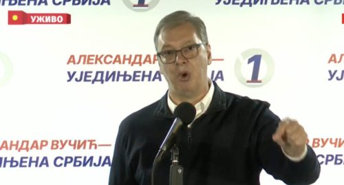 (UŽIVO) “Ovi najgori nikada neće pobediti”: Vučić pred hiljadama ljudi zaledio opoziciju