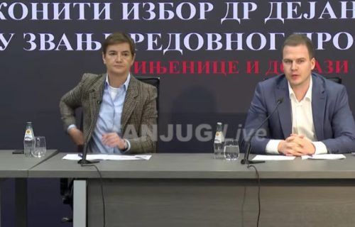 Brnabić i Jakšić: "Kandidat Studentske liste za premijera nije ispunjavao uslove za izbor za redovnog profesora" (VIDEO)