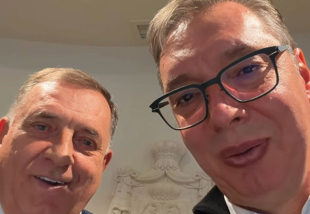 Vučić sa Dodikom: "Hvala za sve ove godine što smo se borili za Srbiju i Srpsku" (VIDEO)