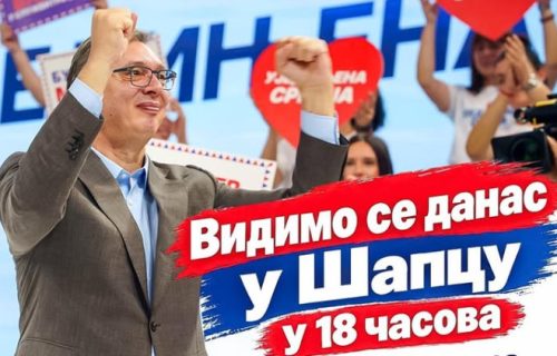 "Imamo program za razvoj cele Srbije": Vučič danas u 18 časova na skupu u Šapcu