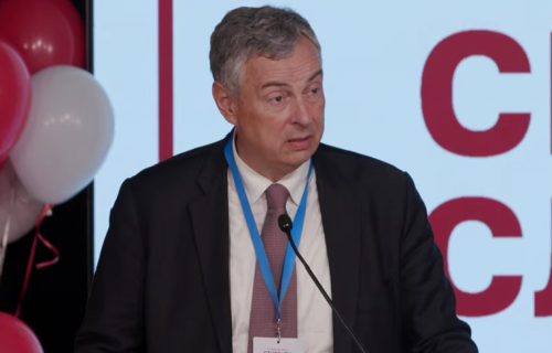 Šoškić ispred "Studentske liste": "Hvala građanima na civilizovanom postupanju, sačuvati red i mir"