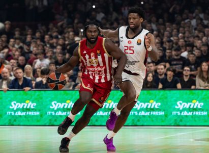 Traži se preokret u nastavku: Asvel vodi, Zvezda sa mnogo izgubljenih lopti