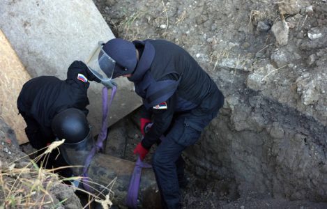 Pogledajte fotografije uništavanja bombe u Beogradu: Evakuisane ulice, pa usledila snažna detonacija