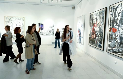 Otvorena izložba dobitnika nagrade za crtež "Vladimir Veličković" u Galeriji SANU