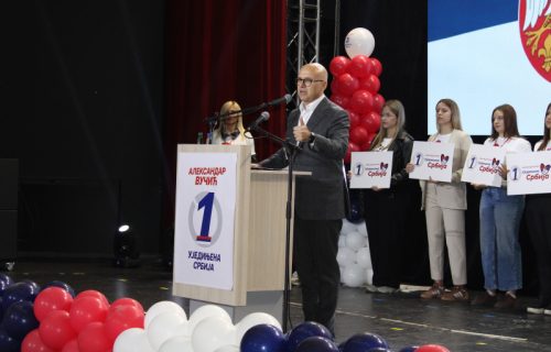 Vučević u Novom Pazaru pozvao na zajedništvo: "Glasajte za politiku prosperiteta, mira i stabilnosti"