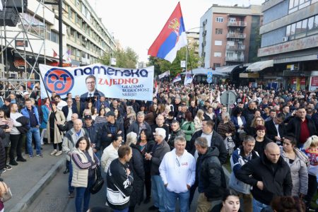 (UŽIVO) Počeo skup liste “Ujedinjena Srbija” u Kruševcu: Očekuje se obraćanje Vučića (VIDEO)