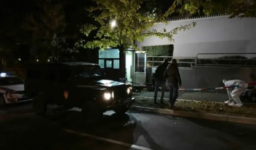 Napadač bio sav u crnom: Dežurni javni tužilac VJT obavio uviđaj na mestu terorističkog napada