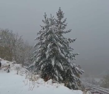 Zabelela se planina usred oktobra: Snimak zimske idile iz srpskog skojališta