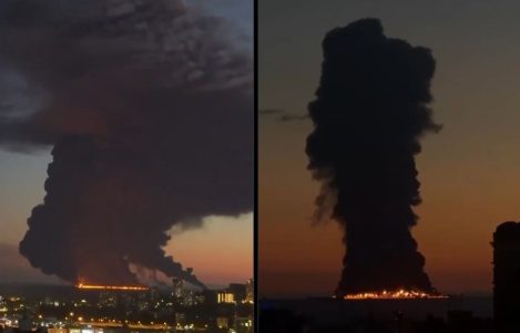 Gori tanker u ruskoj luci na Crnom moru (VIDEO)