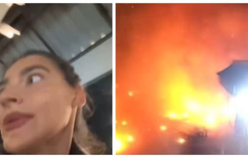 Jeziv snimak ruskog napada kod Harkova: Devojka uhvatila trenutak eksplozije koja je ubila troje ljudi