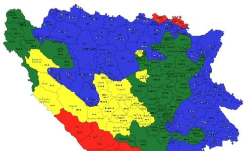 Mapa podele BiH na četiri dela se širi mrežema: Plasirana neposredno pred izbore