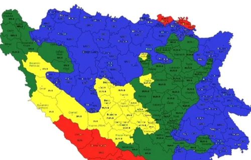 Mapa podele BiH na četiri dela se širi mrežema: Plasirana neposredno pred izbore