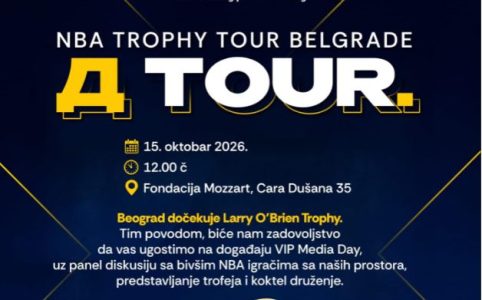 Kultni trofej NBA lige stiže u Beograd: Magija najjače košarkaške lige na svetu i kod nas