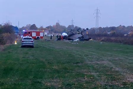 Okretao se u vazduhu, pa se srušio: Očevici o padu helikoptera kod Brčkog, pojavio se prvi snimak