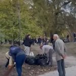 U toku akcija čišćenja Pionirskog parka: Uklanjaju se mobilijar i šatori