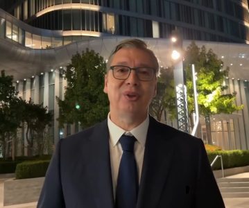 Vučić objavio snimak ispred Kule Beograd: “Ponosan sam na naš grad“